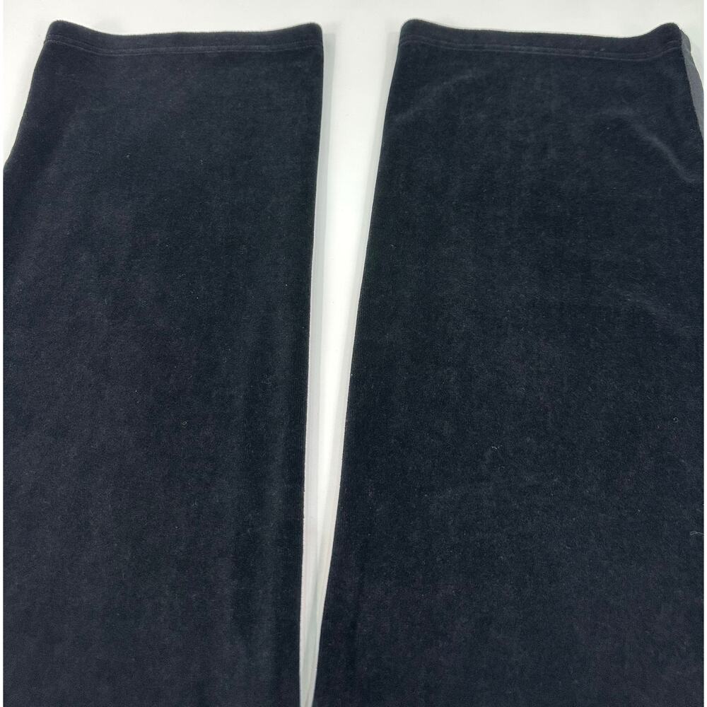 Lauren Active Ralph Lauren Black Velvet Active Track Pants Size Medium - Picture 5 of 11